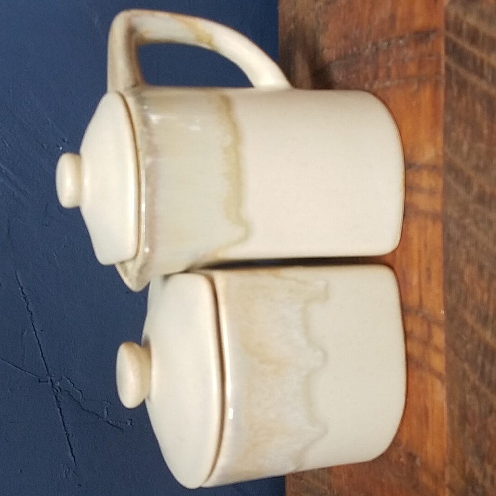 Vintage Padella, Signed Mexican Sugar Creamer Set